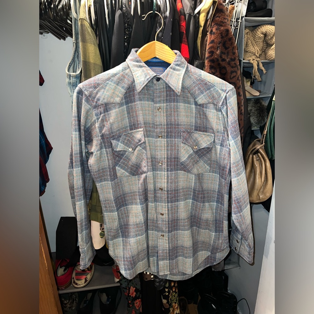 Pendleton Wool Pearl Snap Button Down (Men’s M)